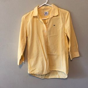 Yellow Lacoste button up